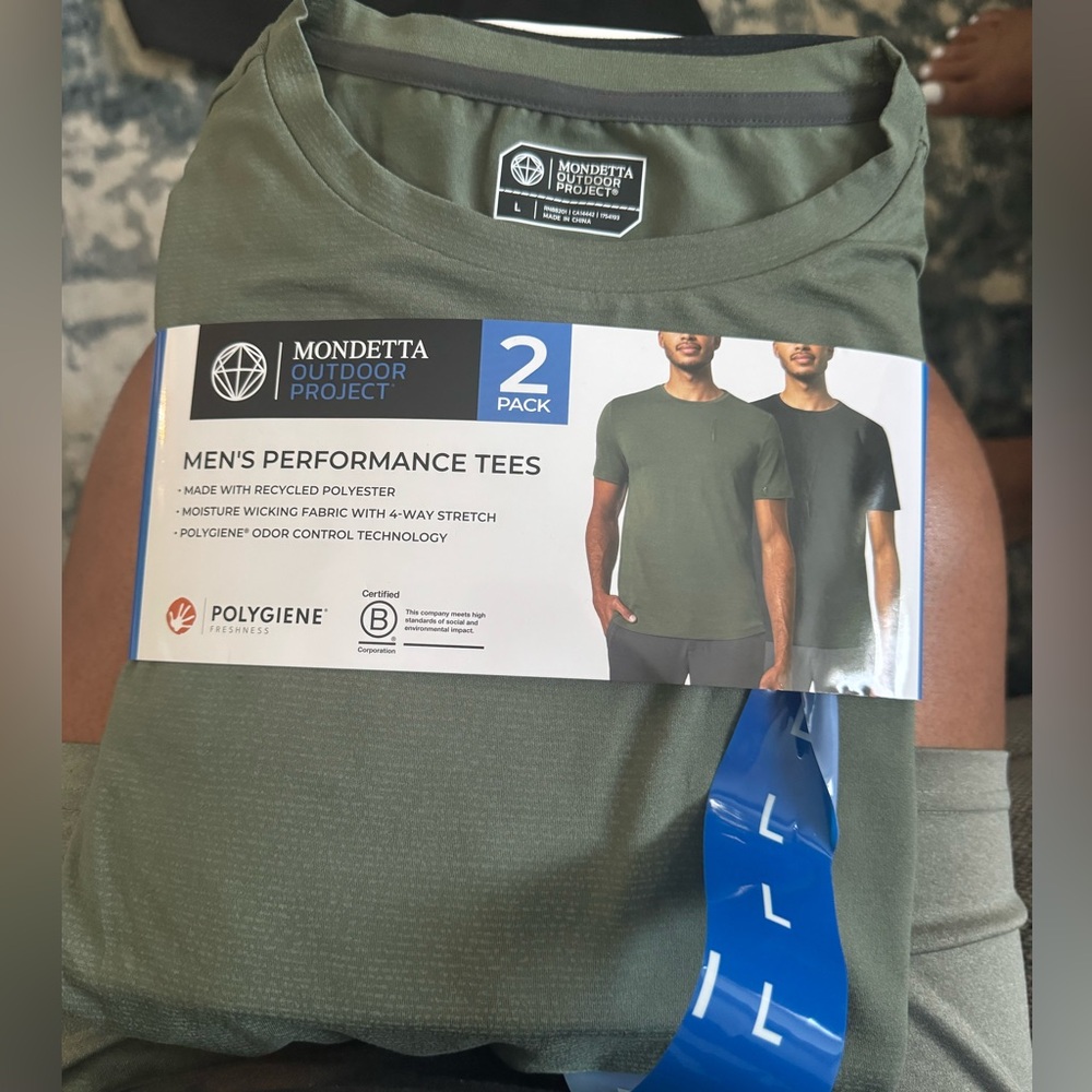 2 Pack Men’s Performance Tees